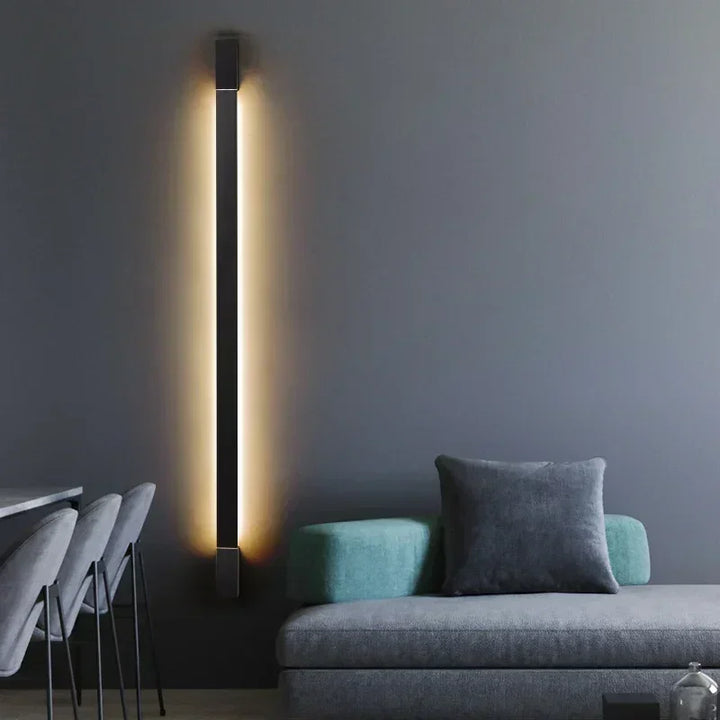 Modern Minimalism Design Wall Lamps Nordic Aluminum Long Rotatable Led Lights Indoor Living Room Restaurant Bedroom Home Fixture