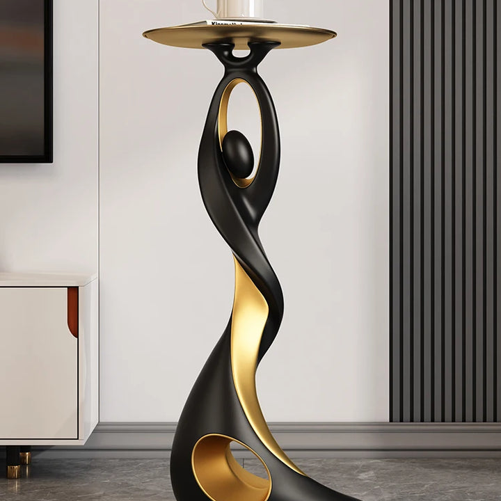 Creative Designer Furniture Home Decor Art Abstract Sofa Side Table Light Luxury Living Room Porch Decor Corner Table Storage