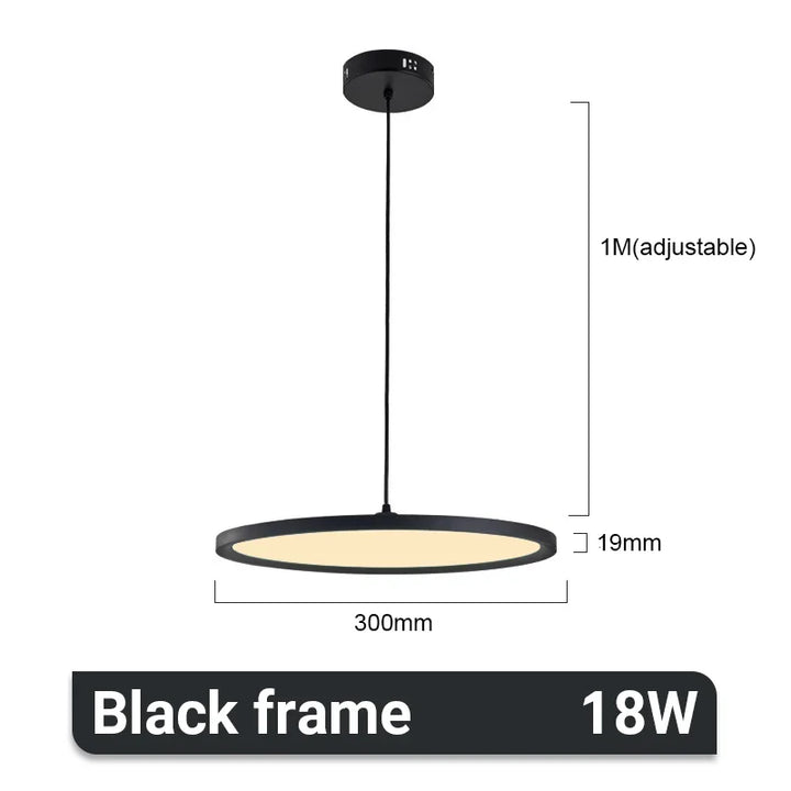 Nordic Creative Simple Aluminum Pendant Light Round Hotel Restaurant Ceiling Lamp Bar Table Lamp Single Head Led Home Lamp