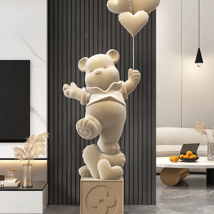 Plush Bear Doll Sculpture Animal Figurine 160CM