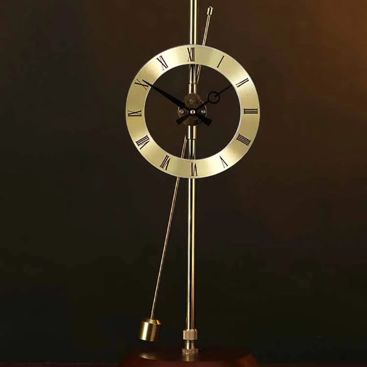 Desktop Aerodynamic Clock, Invisible Home Decor, Desk Pendulum Clock, Solid Wood, Silent Clock, Decoration Clock