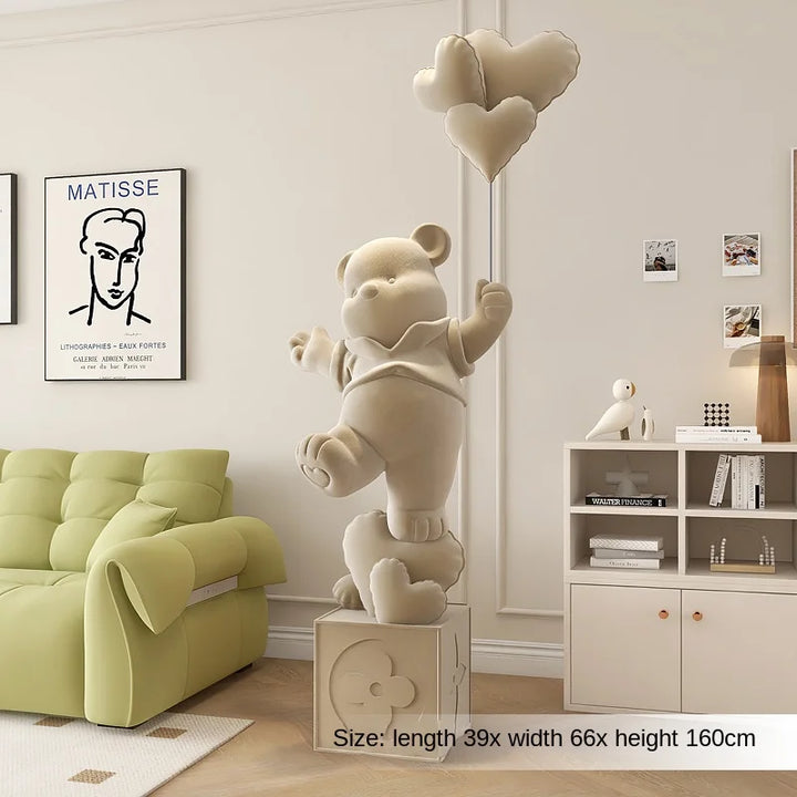 Plush Bear Doll Sculpture Animal Figurine 160CM