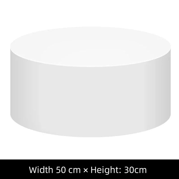 Statue heightening base,Showcase,exhibition stand, round/rectangular, white/black (this link only sells the base)