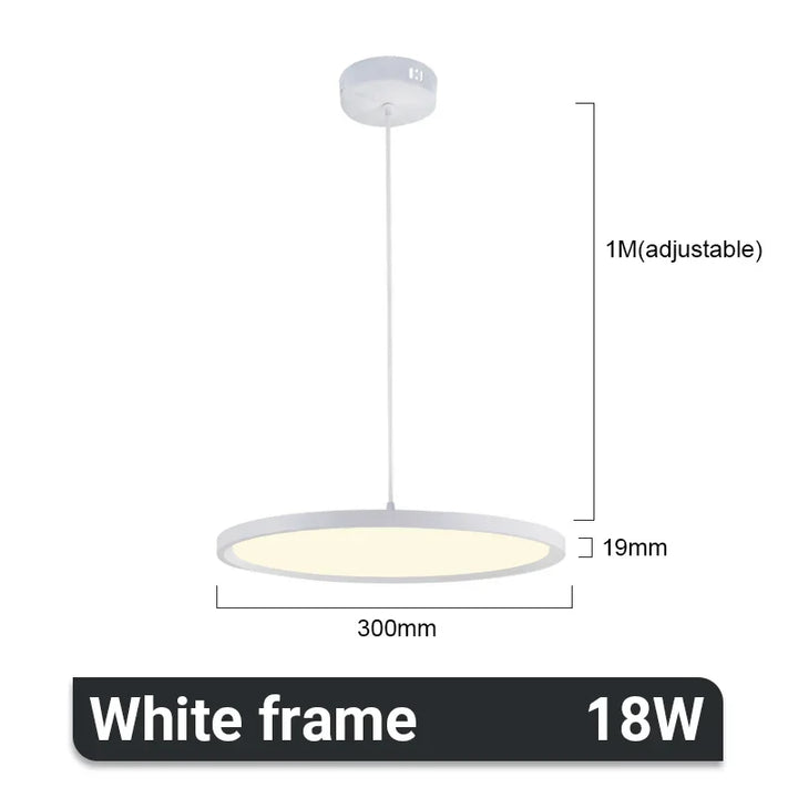 Nordic Creative Simple Aluminum Pendant Light Round Hotel Restaurant Ceiling Lamp Bar Table Lamp Single Head Led Home Lamp