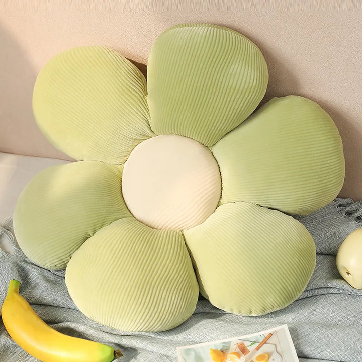 Sunflower Plush Cushion Creative Cute Flower Stuffed Pillow Sofa Floral Decorative Pillow Office Chair Back Sleep Cushion Decor