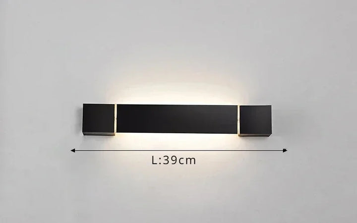 Modern Minimalism Design Wall Lamps Nordic Aluminum Long Rotatable Led Lights Indoor Living Room Restaurant Bedroom Home Fixture