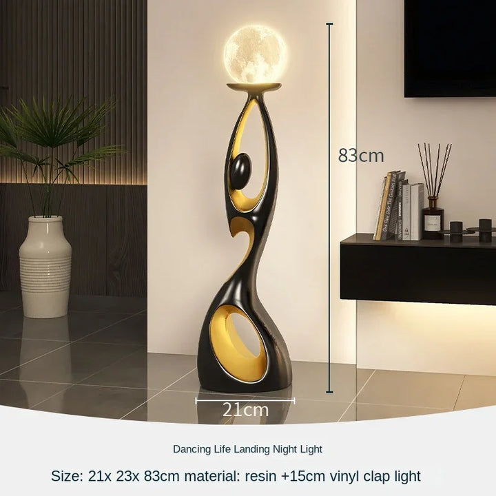 Creative Home Decor Abstract Dancing Figures Light Luxury Living Room Porch Decoration Sculpture Modern Nordic Indoor Ornaments