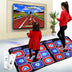 Double Dancing Mat Double User Wired Dance Mat Family Music Game Mat Non-Slip with 2 Remote Controller Multi-Function For PC TV