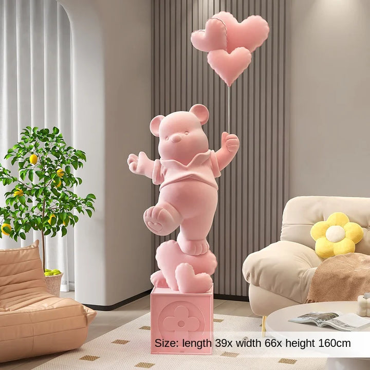 Plush Bear Doll Sculpture Animal Figurine 160CM