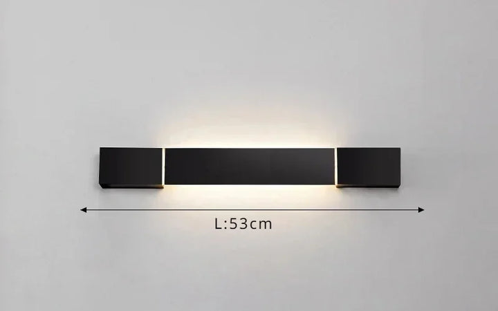 Modern Minimalism Design Wall Lamps Nordic Aluminum Long Rotatable Led Lights Indoor Living Room Restaurant Bedroom Home Fixture